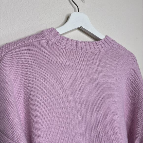 TopShop U Ok Hun Pink and Black Striped Sweater 6 - Picture 8 of 10